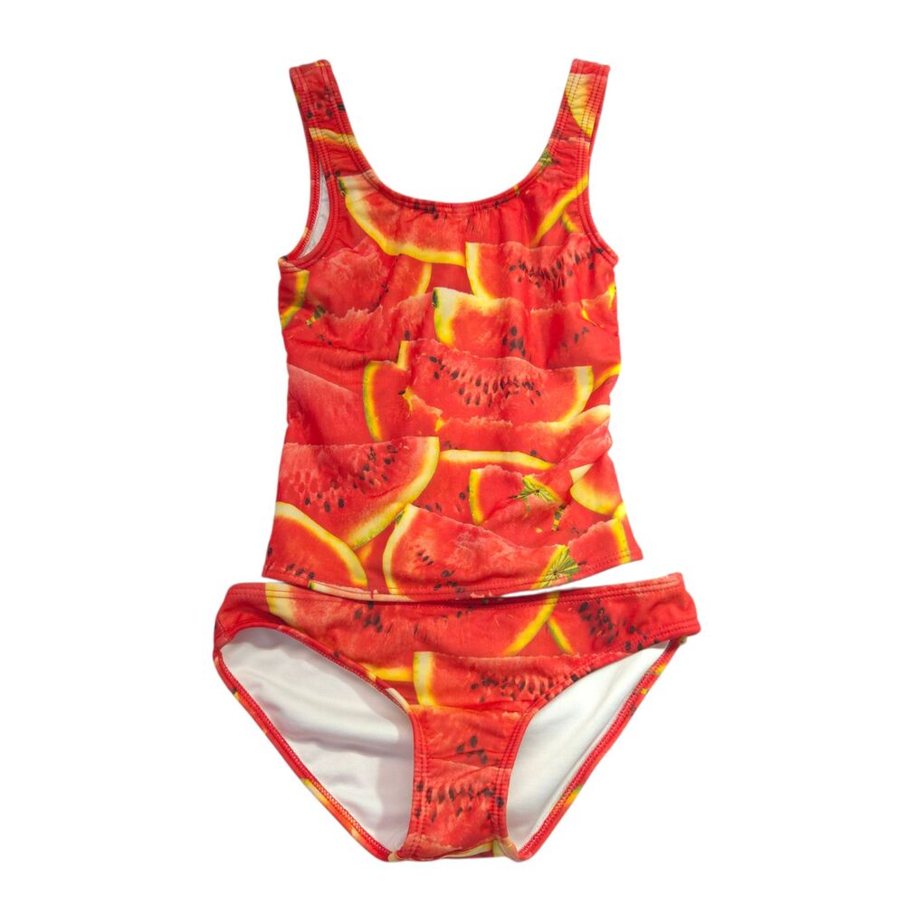 Zara Terez Girls Tankini Swimsuit Watermelon Print Two Piece Size 12